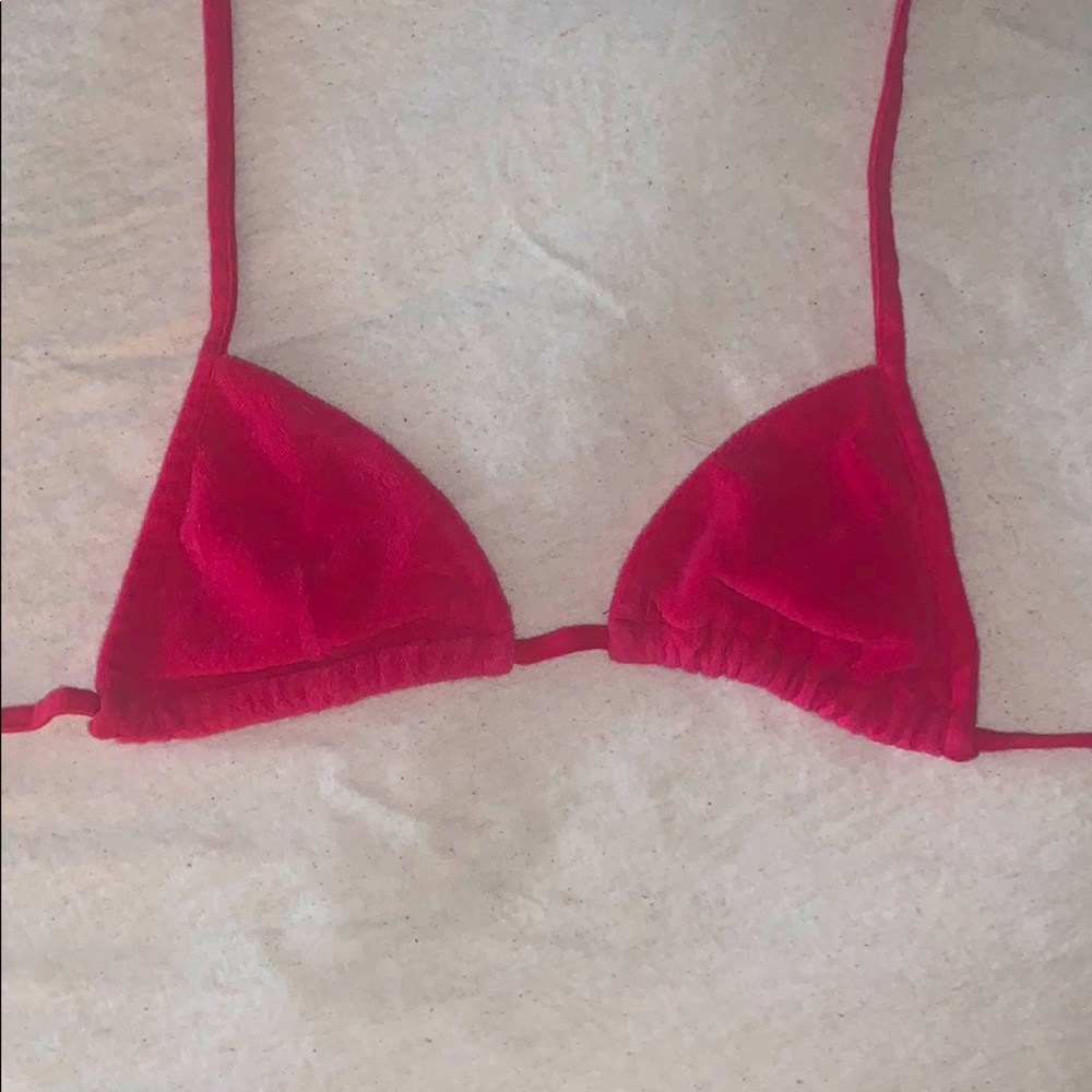 Towel Triangle Kini Top
